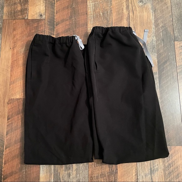 Figs Other - LOT OF 2 FIGS Pisco technical scrubs pants men’s medium black nursing doctor